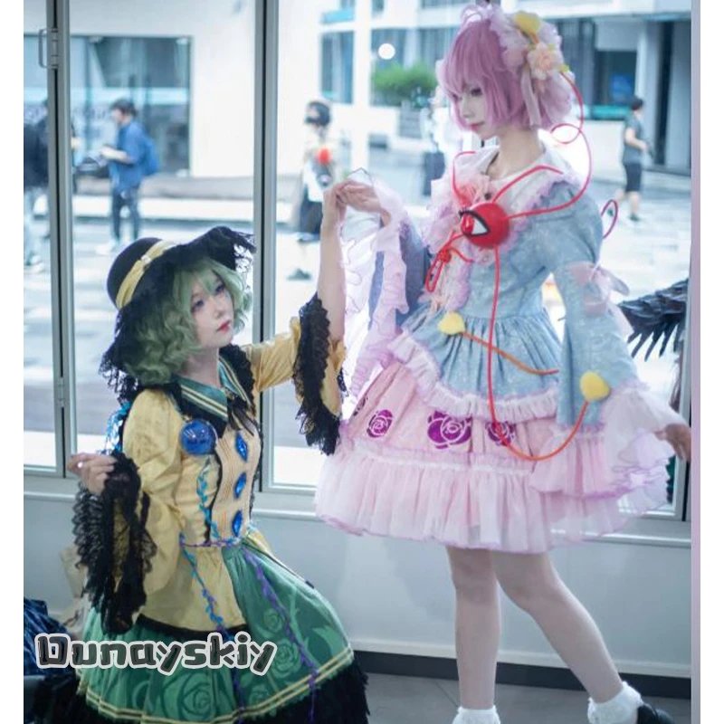 Dunayskiy%Satori Komeiji Cosplay Lolita Dress Palace of the Earth Spirits Touhou Project Mystia's Izakaya Game Set Costume Acces
Dunayskiy%Satori Komeiji Cosplay Lolita Dress Palace of the Earth Spirits Touhou Project Mystia's Izakaya Game Set Costume Acces