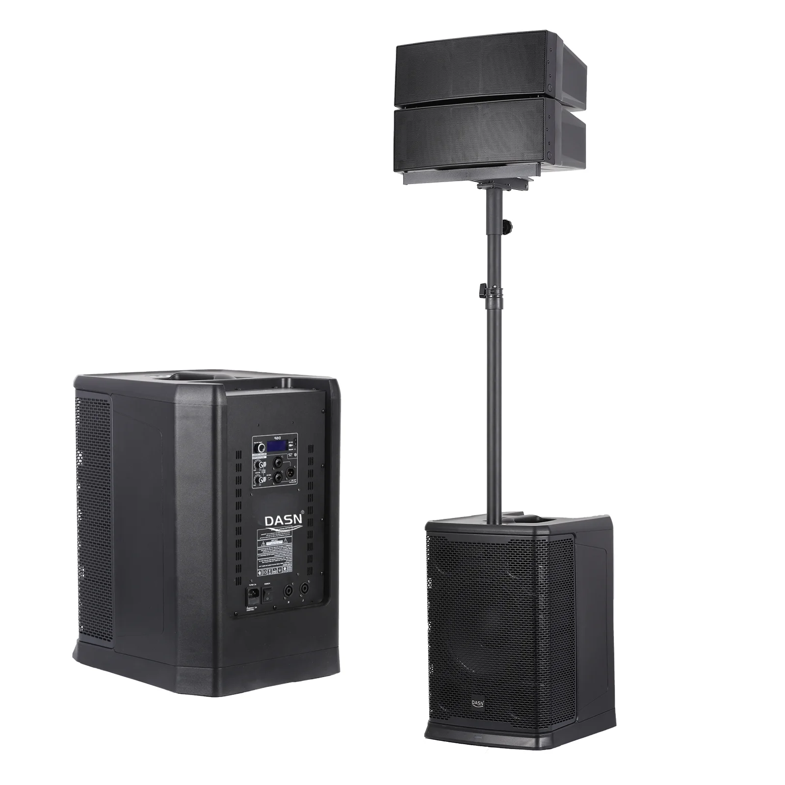 DASN B16 4000W Peak 1000W RMS Audio Dj Party Stage Active Professional Line Array Column Speaker 12 Inch Subwoofer PA System
DASN B16 4000W Peak 1000W RMS Audio Dj Party Stage Active Professional Line Array Column Speaker 12 Inch Subwoofer PA System