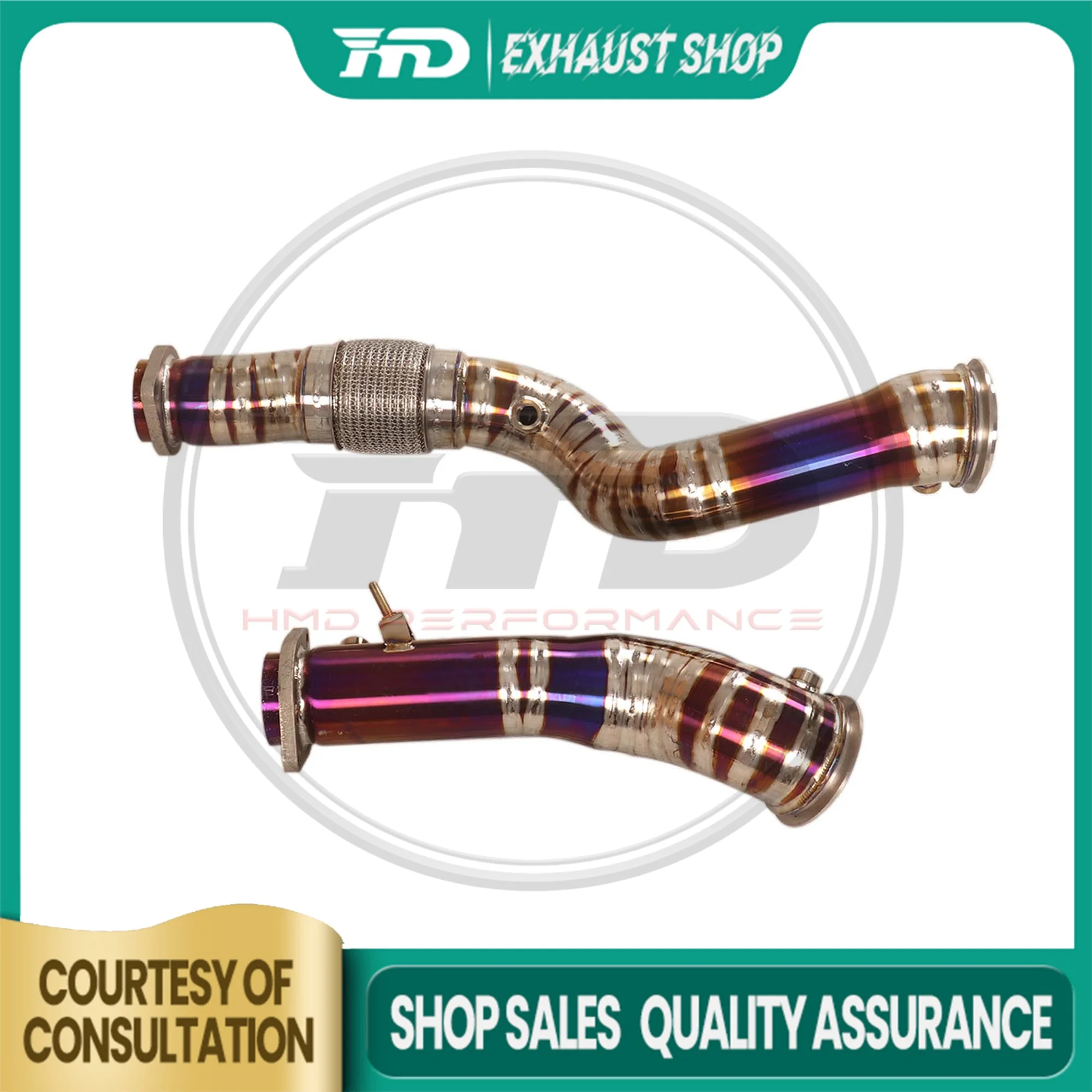 Customizable Downpipe For BMW M3 M4 G80 G82 Titanium Alloy Exhaust System Non-destructive Installation Car Parts HMD
Customizable Downpipe For BMW M3 M4 G80 G82 Titanium Alloy Exhaust System Non-destructive Installation Car Parts HMD