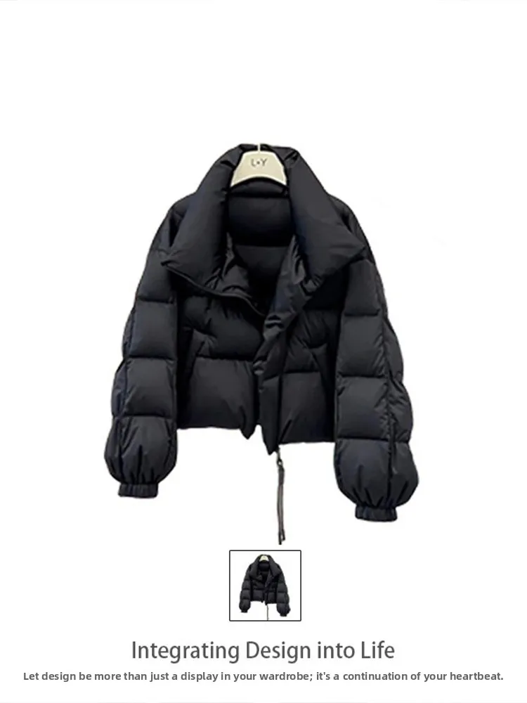 Thiened High-End Bla Stand Collar Cotton Jaet Women's Winter New Sle ular Spill-Over Korean Loose Fit Zipper Closure
Thiened High-End Bla Stand Collar Cotton Jaet Women's Winter New Sle ular Spill-Over Korean Loose Fit Zipper Closure