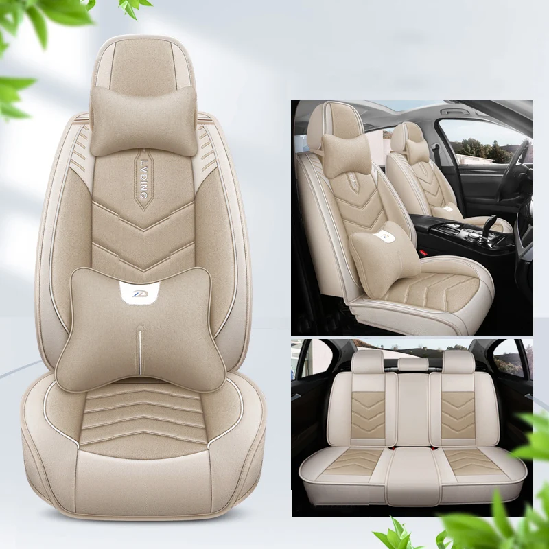 Полный комплект чехлов на автомобильное сиденье для Nissan Versa Juke Rouge teana J32 Dodge Journey Caliber RAM 1500, автоаксессуары, дышащий льняной чехол
Полный комплект чехлов на автомобильное сиденье для Nissan Versa Juke Rouge teana J32 Dodge Journey Caliber RAM 1500, автоаксессуары, дышащий льняной чехол