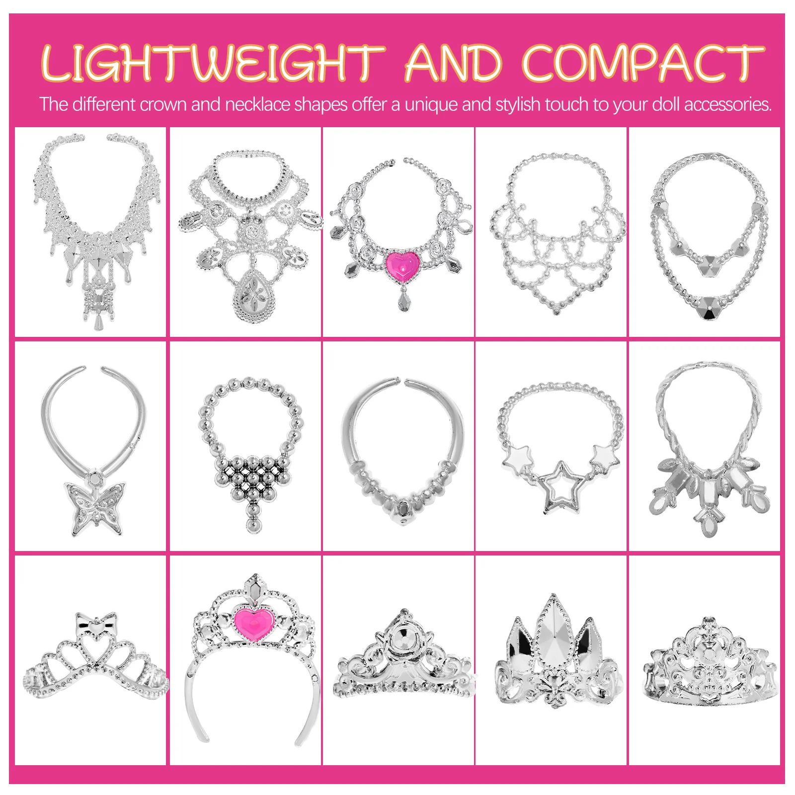 Crown Necklace Costume Jewelry for Little Girls Accessories Plastic Children's Jewellery Baby
Crown Necklace Costume Jewelry for Little Girls Accessories Plastic Children's Jewellery Baby