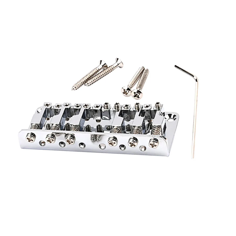 1Set Metal 6 Strings Bridge Saddles Electric Guitar Bridge Replacement Durable Guitar Parts For String Accessories
1Set Metal 6 Strings Bridge Saddles Electric Guitar Bridge Replacement Durable Guitar Parts For String Accessories