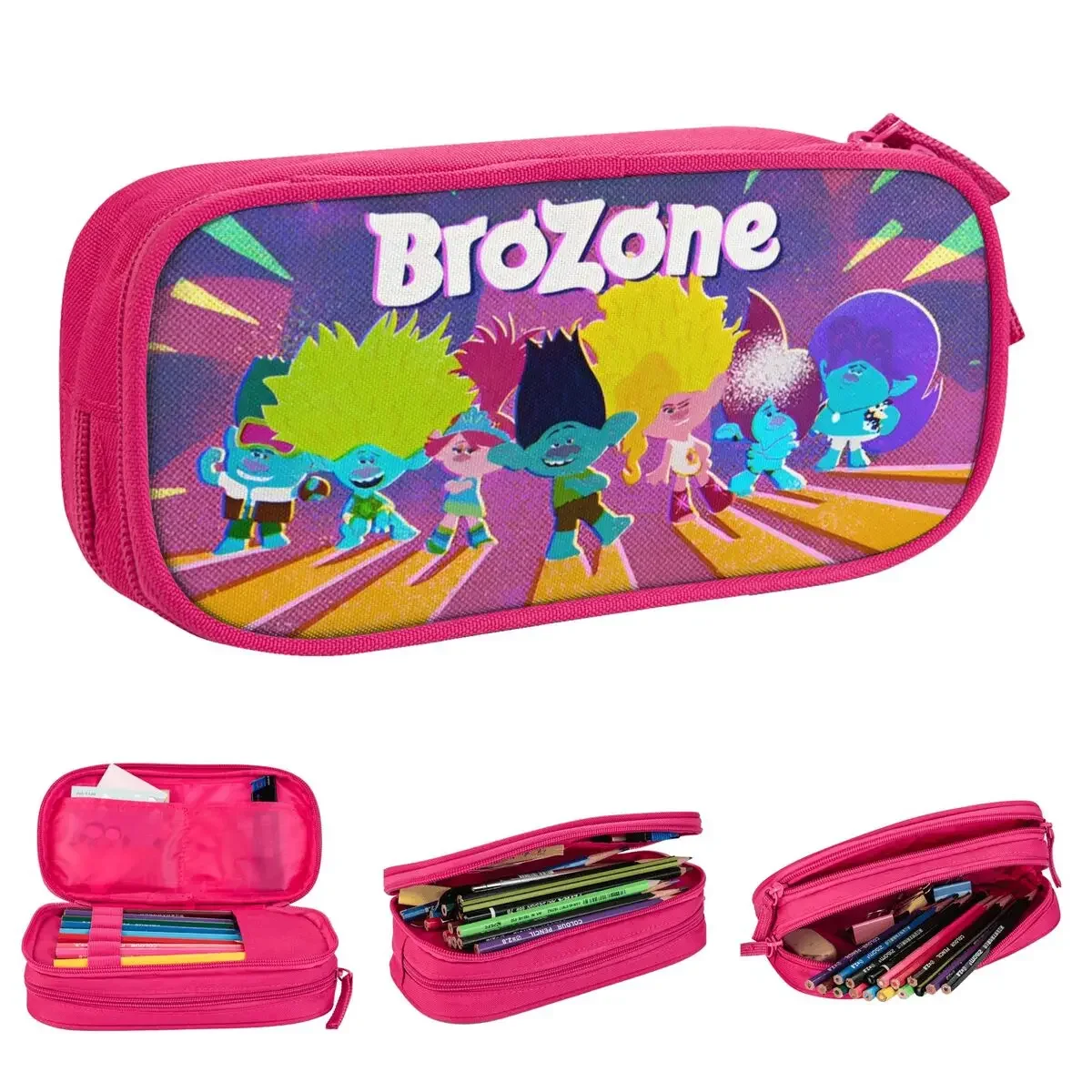 Creative Trolls Brozone Pencil Cases Cartoon Movie Anime Pencilcases Pen Box for Student Big Capacity Bag School Supplies
Creative Trolls Brozone Pencil Cases Cartoon Movie Anime Pencilcases Pen Box for Student Big Capacity Bag School Supplies
