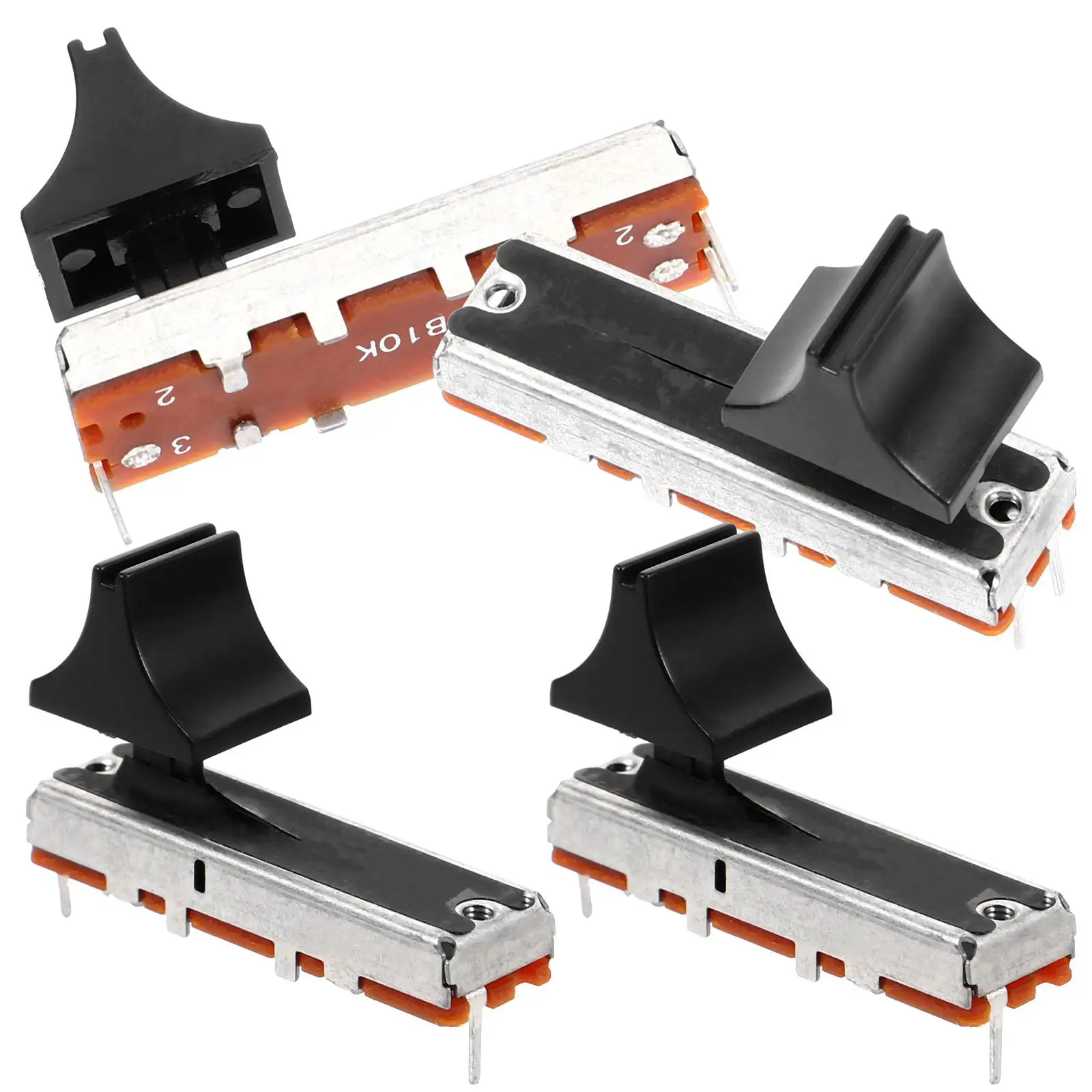 4 Pcs Switch Sliding Potentiometer Linear Straight Slide for DJ Console Volume Tuning Tool Replacement
4 Pcs Switch Sliding Potentiometer Linear Straight Slide for DJ Console Volume Tuning Tool Replacement