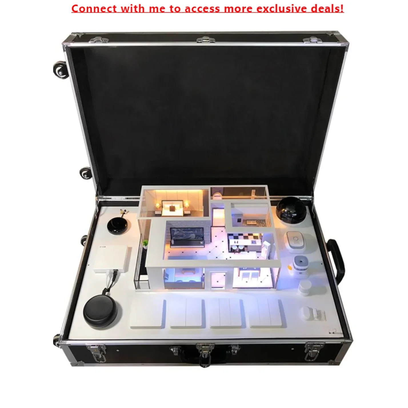 Demo Box For Smart Home Showcase, Support ODM And OEM To Print Your Logo On Box And Easy To Carry
Demo Box For Smart Home Showcase, Support ODM And OEM To Print Your Logo On Box And Easy To Carry