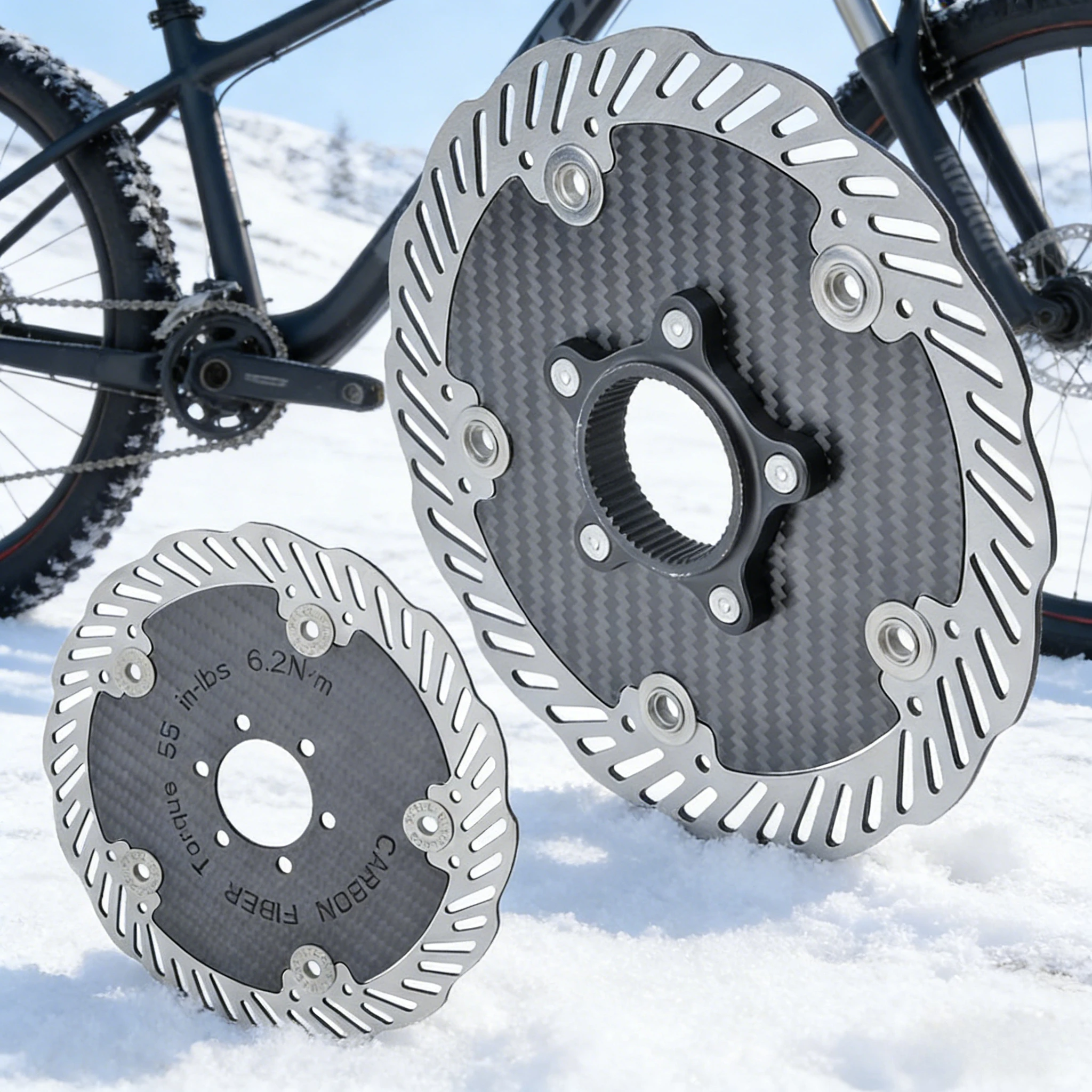 Антиискажающийся карбоновый тормозной диск для MTB | Плавающий ротор Centerlock 140/160 мм
Антиискажающийся карбоновый тормозной диск для MTB | Плавающий ротор Centerlock 140/160 мм