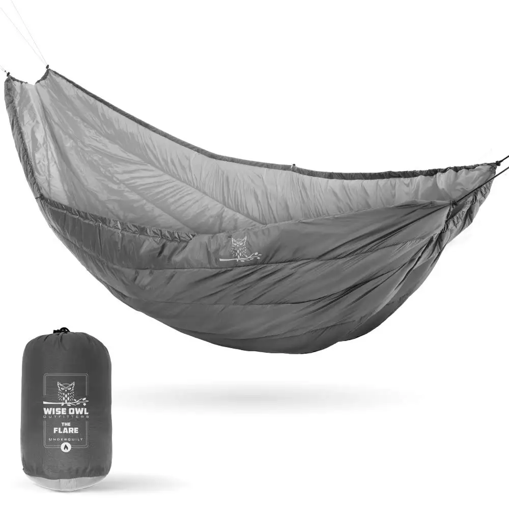 Underquilt Hammo — изолированное походное одеяло для теплого сна — подходит для гамаков — сверхлегкое, водонепроницаемое и упаковое.
Underquilt Hammo — изолированное походное одеяло для теплого сна — подходит для гамаков — сверхлегкое, водонепроницаемое и упаковое.