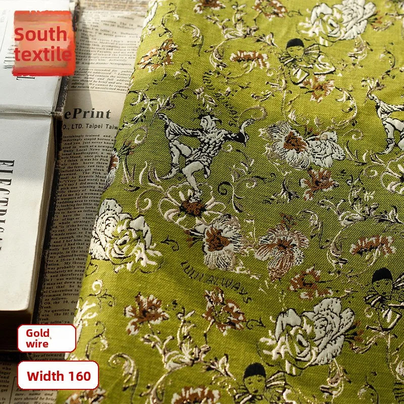 Metal Wire Yarn Dyed Jacquard Fabric for Fashion Dress Coat Clothing Bag Design Cloth Handmade Diy By The Meter Sewing Material
Metal Wire Yarn Dyed Jacquard Fabric for Fashion Dress Coat Clothing Bag Design Cloth Handmade Diy By The Meter Sewing Material