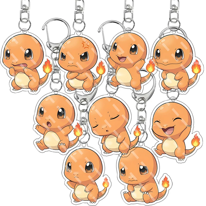 Anime 5cm Q Version Pocket Monsters Charmander Multi-Expression Acrylic Keychain Cute Cartoon Pendant Charm Decoration Gifts Toy
Anime 5cm Q Version Pocket Monsters Charmander Multi-Expression Acrylic Keychain Cute Cartoon Pendant Charm Decoration Gifts Toy
