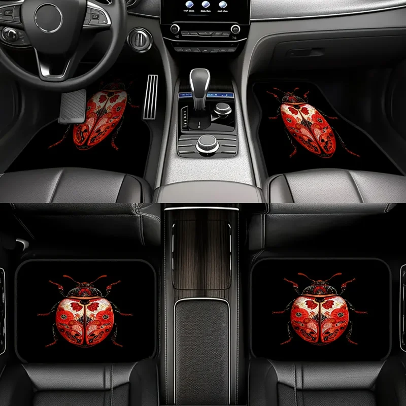 4PCCar Foot Mat Patterned beetle art-themed printed car floor mats,Easy to Clean,Non-slip durable polyester material,Suitable fo
4PCCar Foot Mat Patterned beetle art-themed printed car floor mats,Easy to Clean,Non-slip durable polyester material,Suitable fo