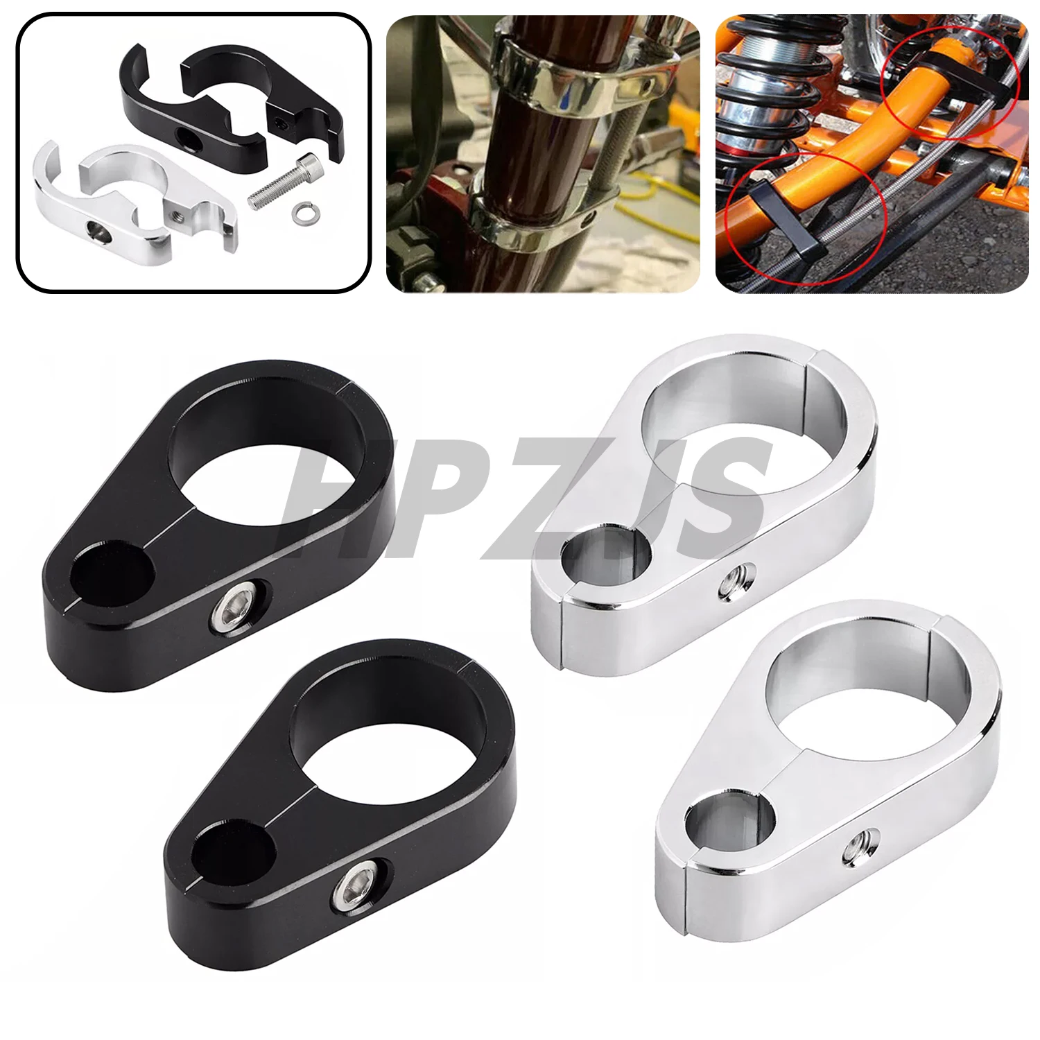 1'' Handlebar Wire Holder Clamp Brake Cable Clutch Clips For Harley Motorcycle Davidson Road Glide King Dyna Black/Chrome
1'' Handlebar Wire Holder Clamp Brake Cable Clutch Clips For Harley Motorcycle Davidson Road Glide King Dyna Black/Chrome