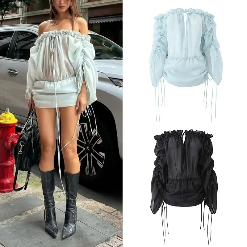 Faionable Long Sve One oulder Dr with Wood ain And Pleats for Women Z Polyester Fiber Winter Dr
Faionable Long Sve One oulder Dr with Wood ain And Pleats for Women Z Polyester Fiber Winter Dr