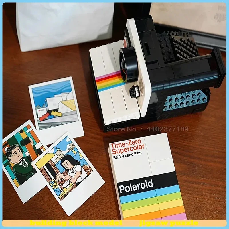 Ideas 21345 Onestep Sx-70 Camera Building Blocks Creative Model Bricks Decoration Educational Toys For Children Birthday Gifts
Ideas 21345 Onestep Sx-70 Camera Building Blocks Creative Model Bricks Decoration Educational Toys For Children Birthday Gifts