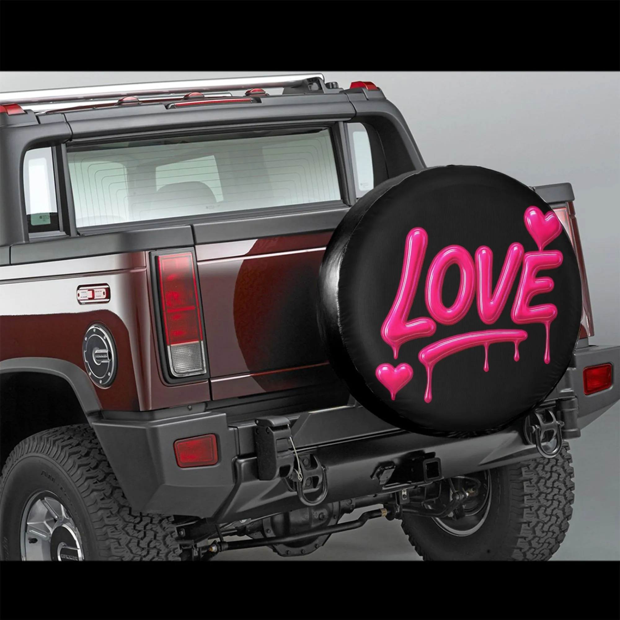Pink Drip LOVE Graphic Tire Cover for SUV Truck Spare Wheel Protector
Pink Drip LOVE Graphic Tire Cover for SUV Truck Spare Wheel Protector