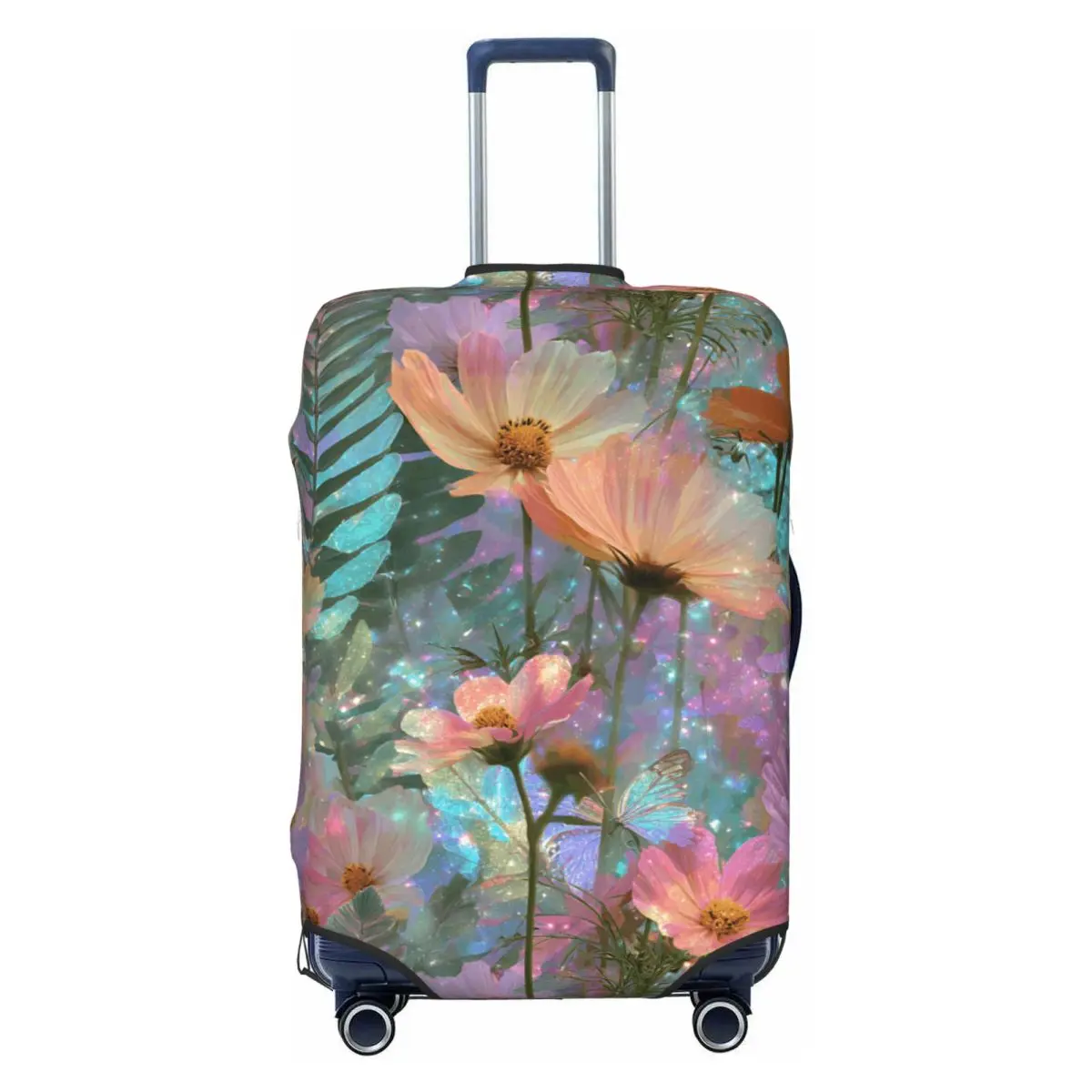 Dreamy Glitter Cosmos Fern Floral Travel Luggage Cover Washable Suitcase Cover Protector Fit 18-32 Inch
Dreamy Glitter Cosmos Fern Floral Travel Luggage Cover Washable Suitcase Cover Protector Fit 18-32 Inch