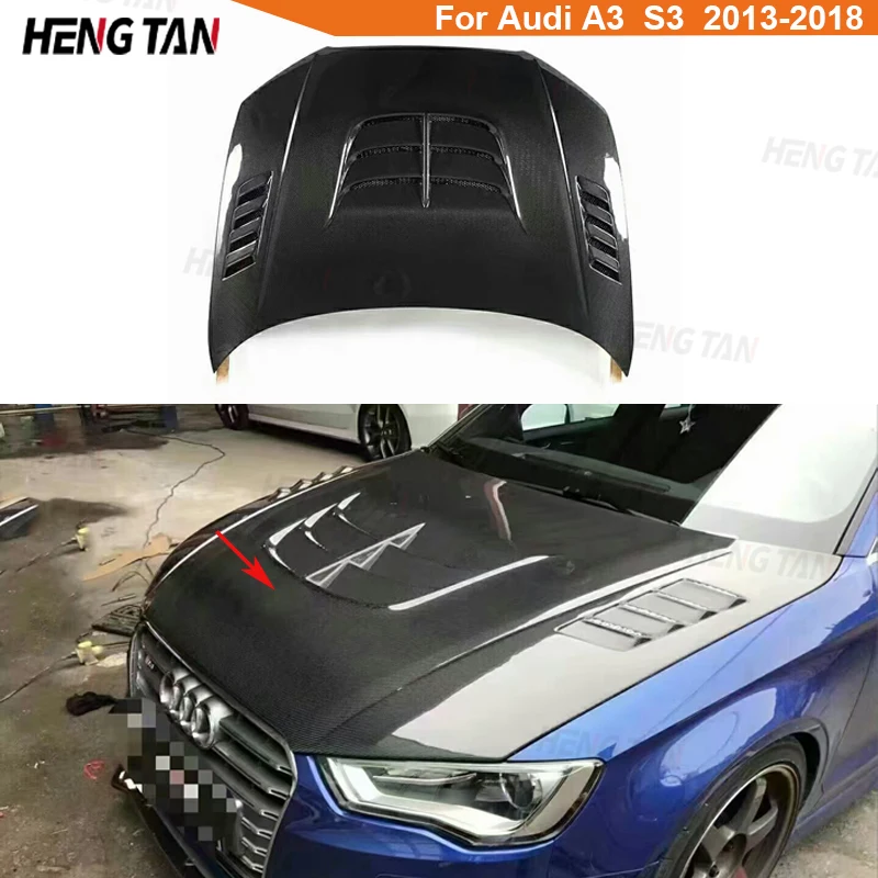 Suitable for Audi A3 8V SLINE S3 sedan 4-door 2013-2018 carbon fiber engine hood, hood, vent parts upgrade body kit
Suitable for Audi A3 8V SLINE S3 sedan 4-door 2013-2018 carbon fiber engine hood, hood, vent parts upgrade body kit