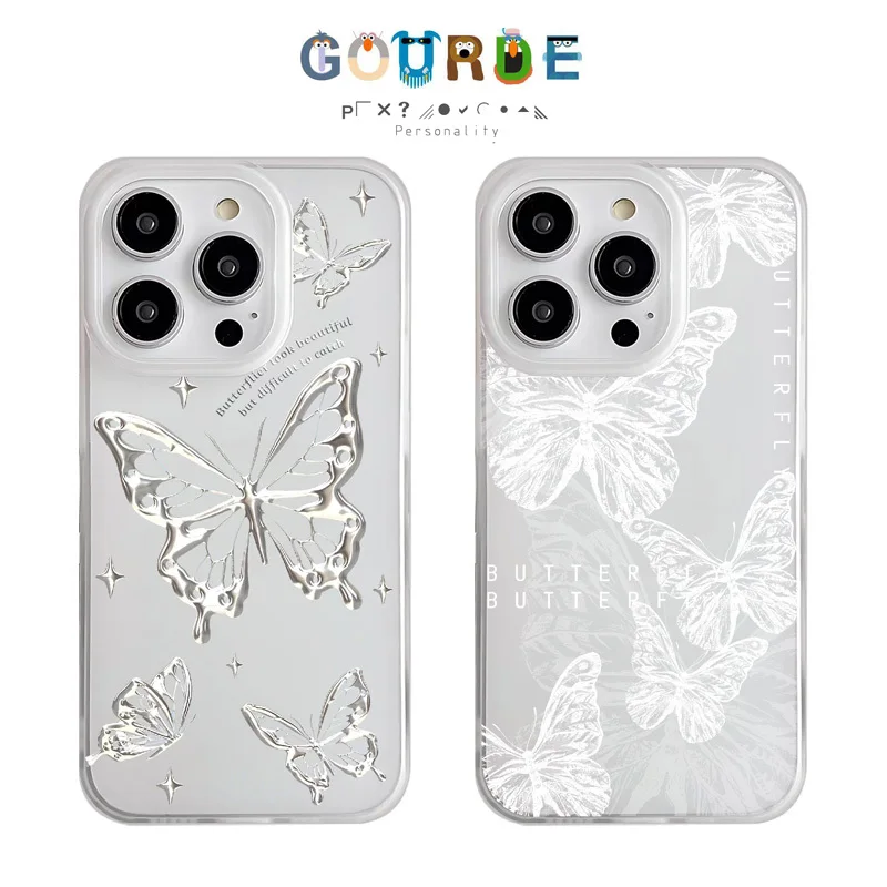 Gourde Aesthetic Casing Butterfly Clear Frosted Case for Iphone 16 15 14 12 13 11 Pro Max IP 7 8 Plus Iphon X XS XR Xs Max
Gourde Aesthetic Casing Butterfly Clear Frosted Case for Iphone 16 15 14 12 13 11 Pro Max IP 7 8 Plus Iphon X XS XR Xs Max
