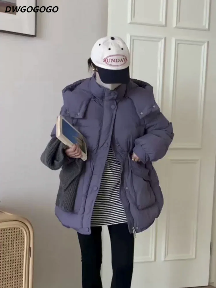 Fashion Parkas for Women Autumn Winter 2023 New Casual Streetwear Thicken Warm Jackets Ladies Solid Sweet Loose Coats
Fashion Parkas for Women Autumn Winter 2023 New Casual Streetwear Thicken Warm Jackets Ladies Solid Sweet Loose Coats