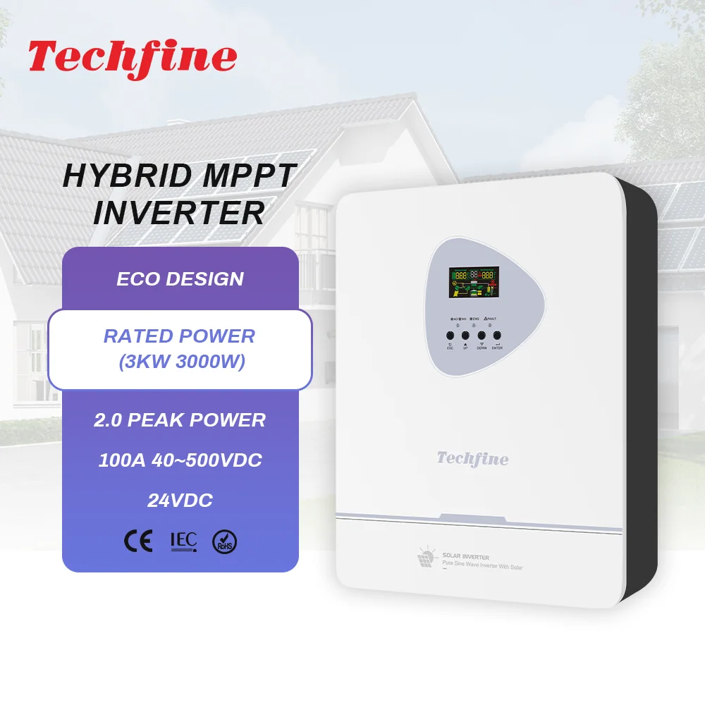 Techfine Power 3 кВт 3,6 кВт 6,2 кВт 11 кВт Гибридный инвертор с чистой синусоидальной волной от 24 до 220 В вкл./выкл. Солнечный инвертор PV Вход 500 В постоянного тока
Techfine Power 3 кВт 3,6 кВт 6,2 кВт 11 кВт Гибридный инвертор с чистой синусоидальной волной от 24 до 220 В вкл./выкл. Солнечный инвертор PV Вход 500 В постоянного тока