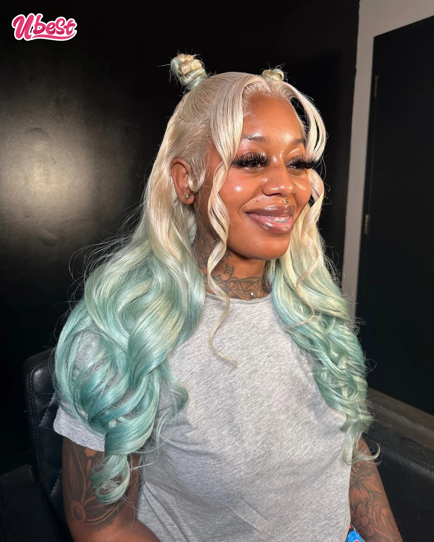 13x6 613 Omber Color Transparent Lace Front Straight Wig For Women 613 Colored Lace Front Blonde Human Hair Wigs 180% Wig
13x6 613 Omber Color Transparent Lace Front Straight Wig For Women 613 Colored Lace Front Blonde Human Hair Wigs 180% Wig