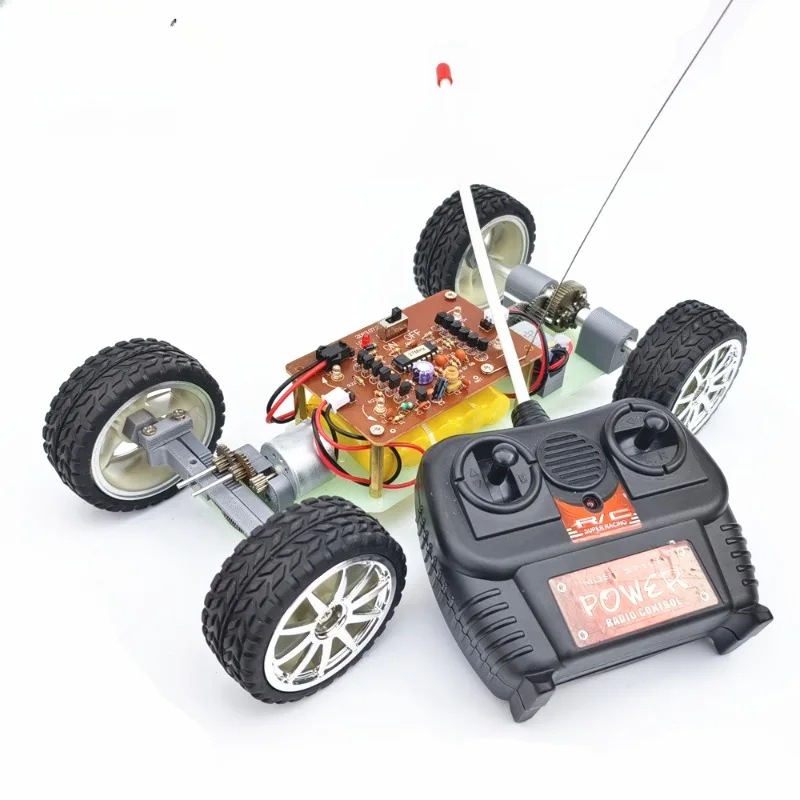 Metal Gear Differential Aluminum Remote Control Smart Car Assembly Maker DIY Toy Learning Kit Steering
Metal Gear Differential Aluminum Remote Control Smart Car Assembly Maker DIY Toy Learning Kit Steering