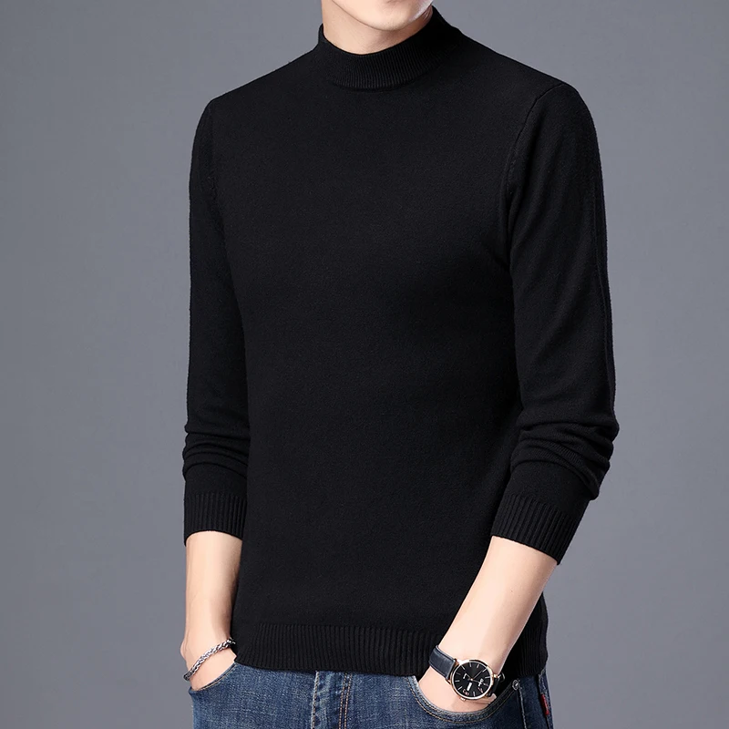 Men's Autumn and Winter Semi-high-neck Sweater Pure Color Warm Versatile and Very Suitable As A Base Shirt
Men's Autumn and Winter Semi-high-neck Sweater Pure Color Warm Versatile and Very Suitable As A Base Shirt