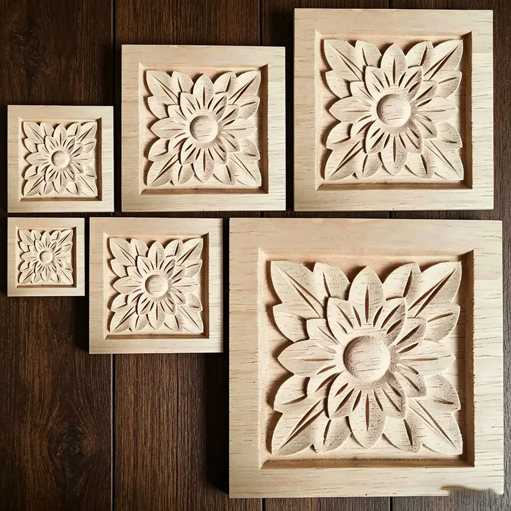 4-18cm Woodcarving Floral Decoration Style Rectangle Wood Applique Patch Carved Flower Bed Furniture Cabinet Figurine
4-18cm Woodcarving Floral Decoration Style Rectangle Wood Applique Patch Carved Flower Bed Furniture Cabinet Figurine