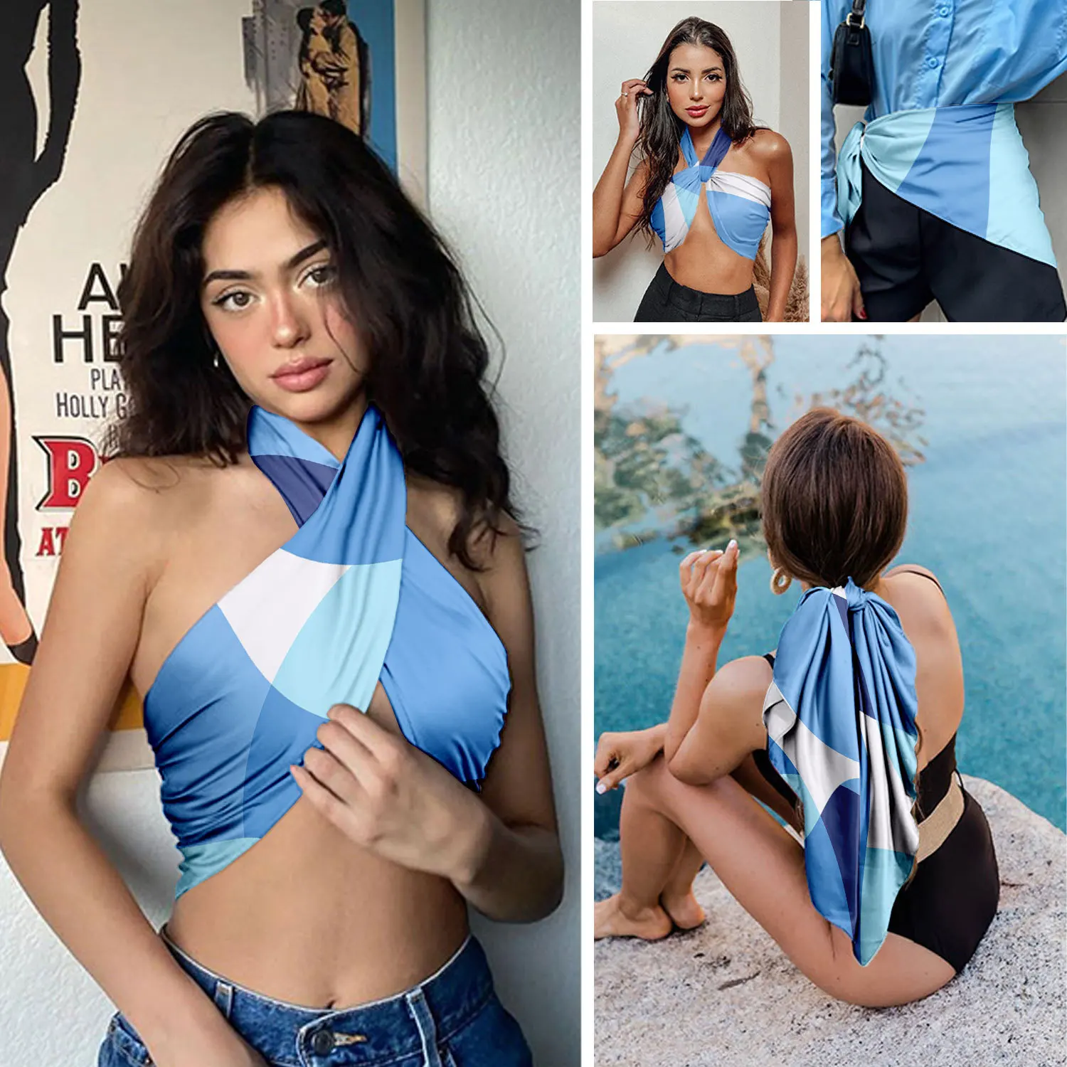0363 women's floral satin square scarf - soft silk-like texture, versatile headscarf, neckerchief, and turban
0363 women's floral satin square scarf - soft silk-like texture, versatile headscarf, neckerchief, and turban