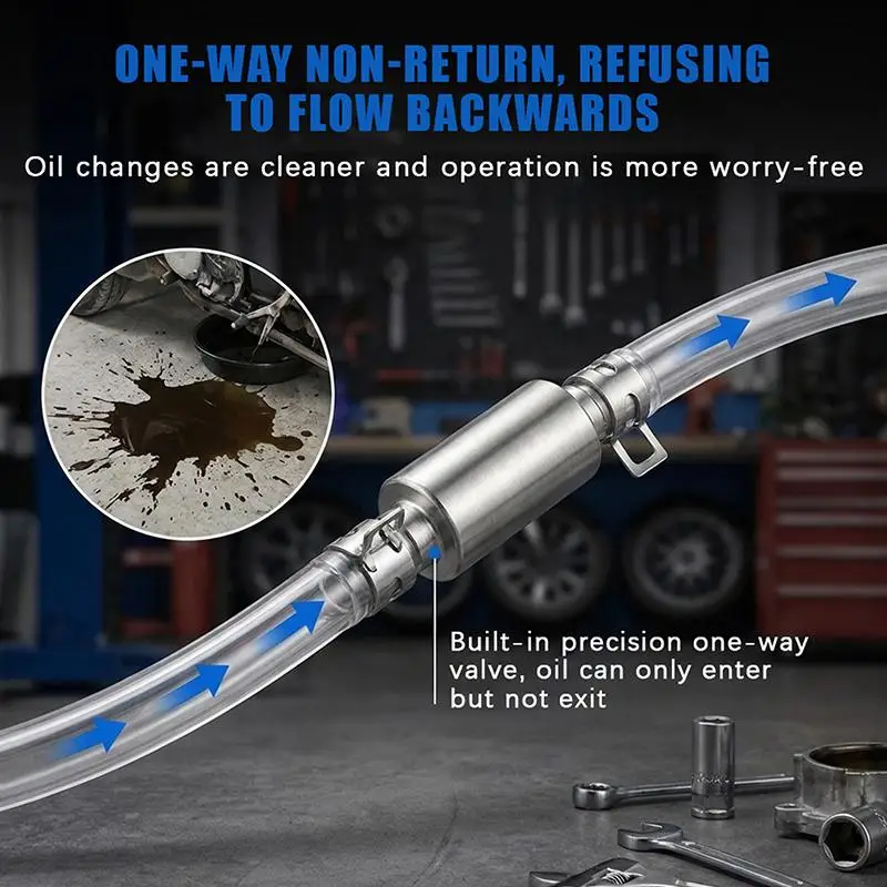 Manual Fluid Extractor Pump, Motorcycle Brake Bleeder Kit, One-Way Check Valve Hydraulic Brake Clutch Bleeding Tool, With Alumin
Manual Fluid Extractor Pump, Motorcycle Brake Bleeder Kit, One-Way Check Valve Hydraulic Brake Clutch Bleeding Tool, With Alumin