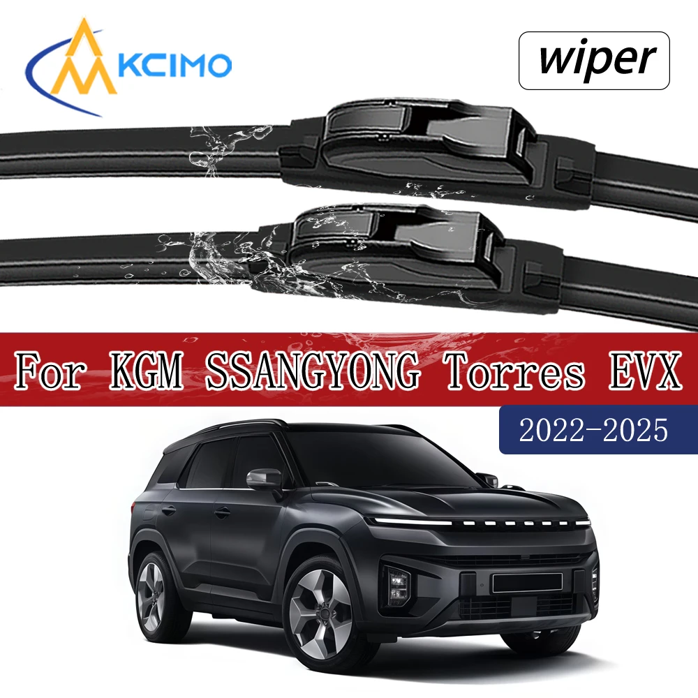 All-Weather Rubber Front Windshield Wiper Blades Set For KGM SSANGYONG Torres EVX 2022-2025 Streak-Free Cleaning Pair of 2
All-Weather Rubber Front Windshield Wiper Blades Set For KGM SSANGYONG Torres EVX 2022-2025 Streak-Free Cleaning Pair of 2
