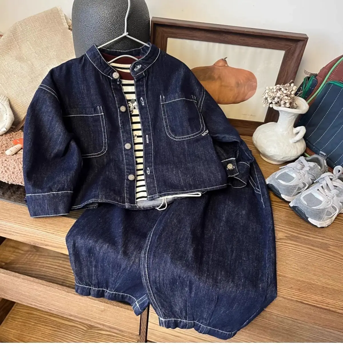 Korean Spring Autumn Sibling Costume Children's Loose Denim Jacket Jeans Suit Boys Girls Long Sleeve Top and Bottom 2 Pcs Set
Korean Spring Autumn Sibling Costume Children's Loose Denim Jacket Jeans Suit Boys Girls Long Sleeve Top and Bottom 2 Pcs Set