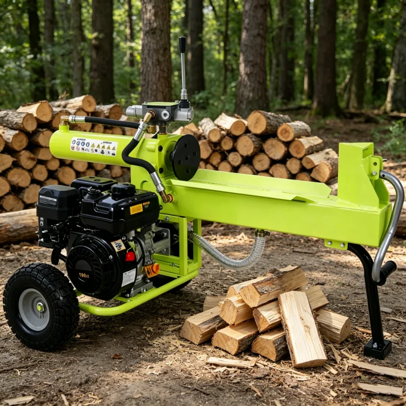 Portable 20 Ton Hydraulic Log Splitter, 7HP Gas Engine Auto Return Ram, Solid Steel Wedge Firewood Splitting Machine for Forestry & Firewood Harvest
Portable 20 Ton Hydraulic Log Splitter, 7HP Gas Engine Auto Return Ram, Solid Steel Wedge Firewood Splitting Machine for Forestry & Firewood Harvest