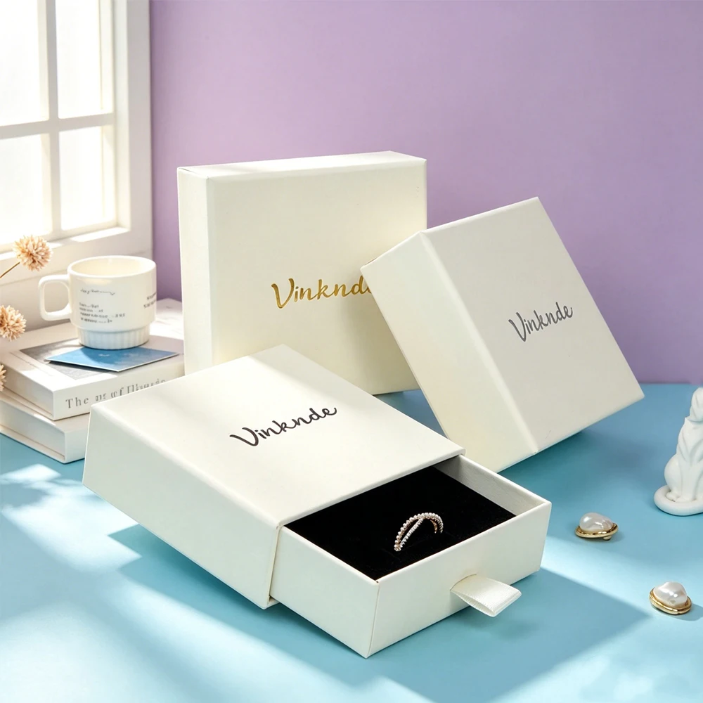 20pcs Personalized Logo Matte Beige Paper Jewelry Drawer Box 8x8x3cm Ring Earring Stud Necklace Pendant Bracelet Brooch Package
20pcs Personalized Logo Matte Beige Paper Jewelry Drawer Box 8x8x3cm Ring Earring Stud Necklace Pendant Bracelet Brooch Package