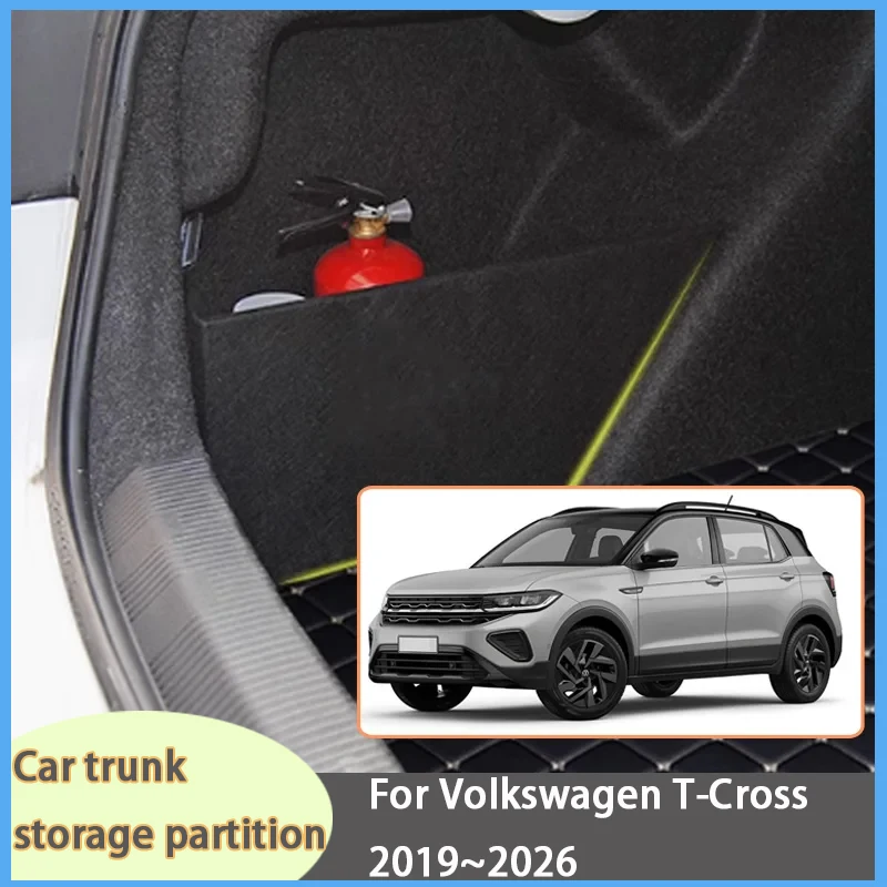 For Volkswagen T-Cross 2019~2026 Car Organizer Thickening Trunk Side Partition Trunk Interior Storage Box Parts
For Volkswagen T-Cross 2019~2026 Car Organizer Thickening Trunk Side Partition Trunk Interior Storage Box Parts