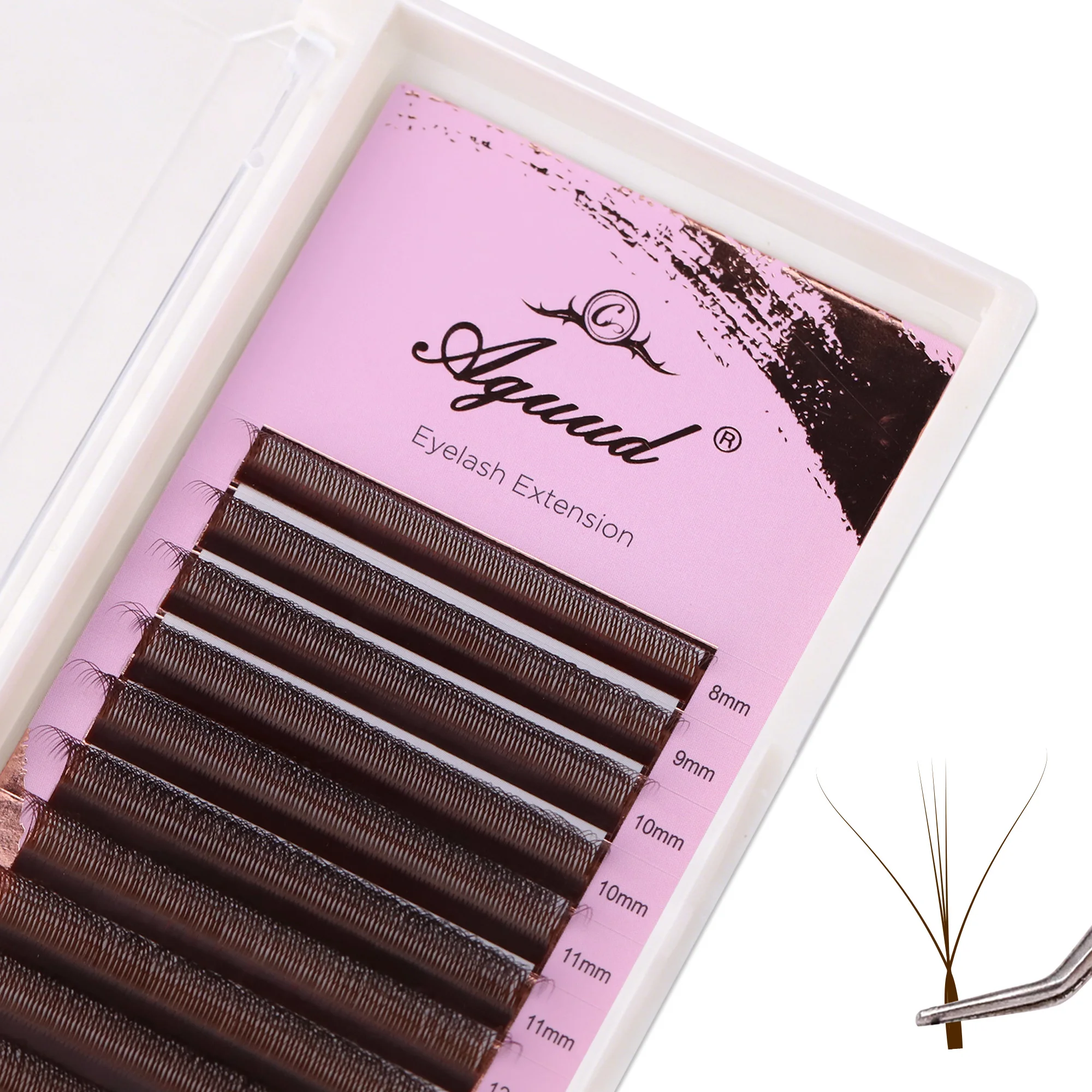 AGUUD Black Brown W Shape Lashes Extension L M Curl 3D Spike Fairy Volume Eyelashes Bloom Flowering Sandwich Lash Mink
AGUUD Black Brown W Shape Lashes Extension L M Curl 3D Spike Fairy Volume Eyelashes Bloom Flowering Sandwich Lash Mink
