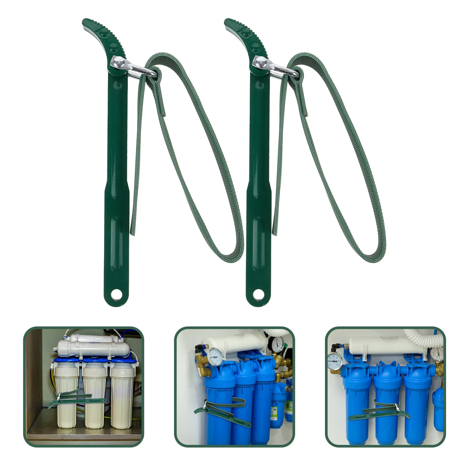 2Pcs Adjustable Water Filter Strap Wrench Heavy Duty Belt Wrench Multi-Purpose Plumbing Repair Tool Water Filter Puller
2Pcs Adjustable Water Filter Strap Wrench Heavy Duty Belt Wrench Multi-Purpose Plumbing Repair Tool Water Filter Puller