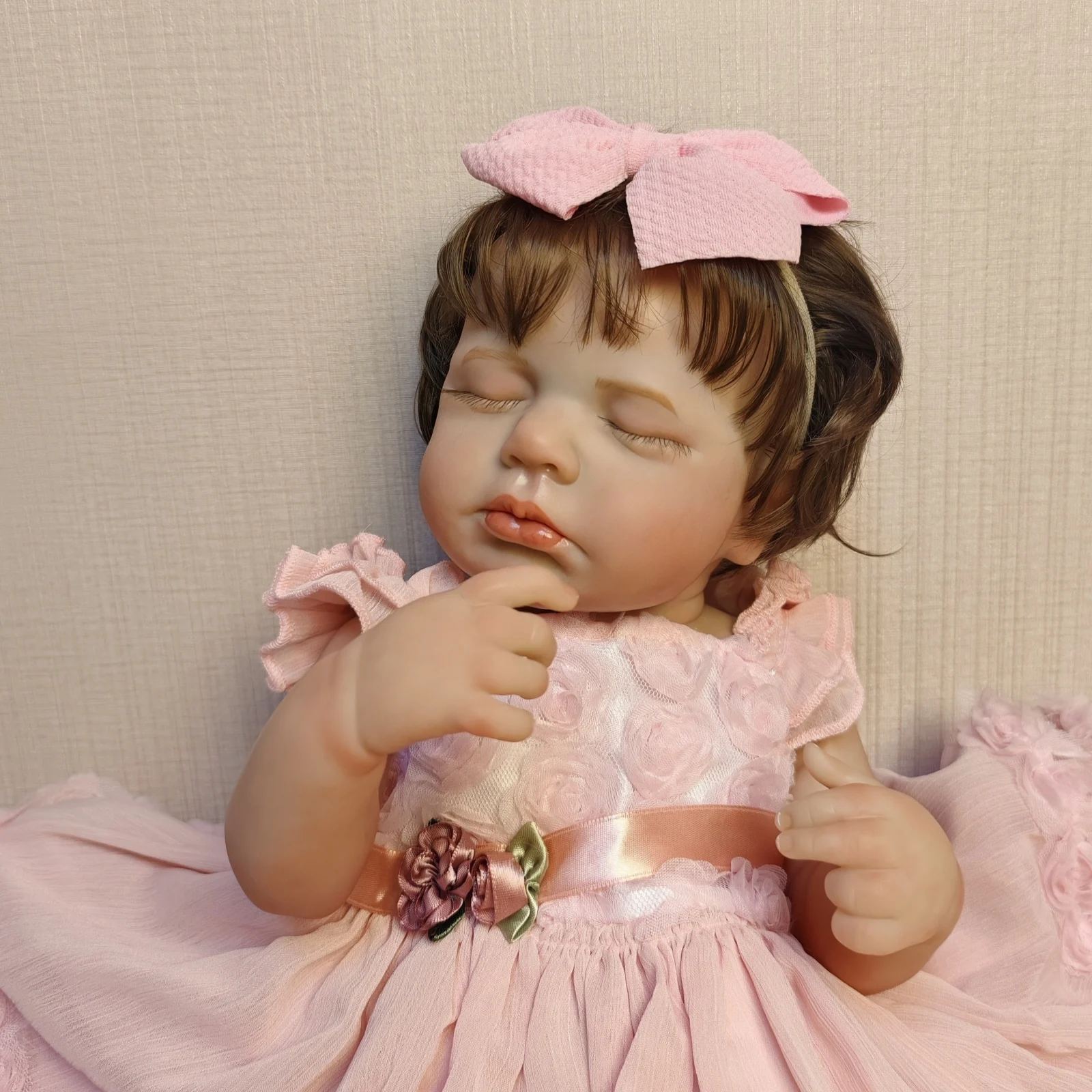 Realistic 20 inch 50 cm painted reborn baby doll Loulou handmade 3D painted visible blood vessels BeBe doll birthday gift
Realistic 20 inch 50 cm painted reborn baby doll Loulou handmade 3D painted visible blood vessels BeBe doll birthday gift
