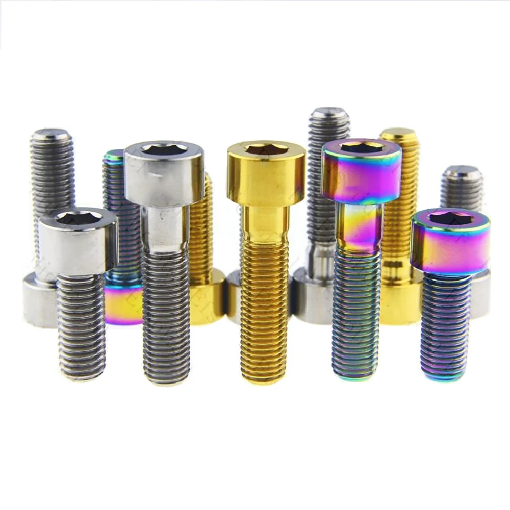 1pcs Titanium Bolts M10x 25 30 35 40mm Allen Hex Head Screw Fit Headset Cap Mountain Road Bike
1pcs Titanium Bolts M10x 25 30 35 40mm Allen Hex Head Screw Fit Headset Cap Mountain Road Bike