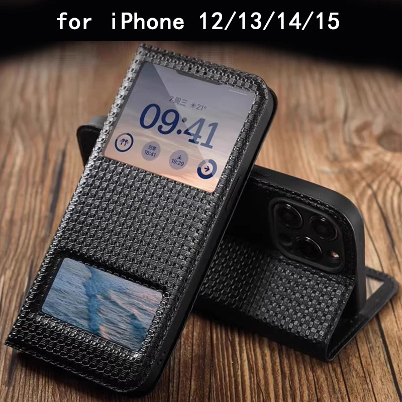 Чехол с окошком для iPhone 15 Pro Max, чехол из натуральной кожи для iPhone 14 Pro Max, чехол для iphone13, оригинал
Чехол с окошком для iPhone 15 Pro Max, чехол из натуральной кожи для iPhone 14 Pro Max, чехол для iphone13, оригинал