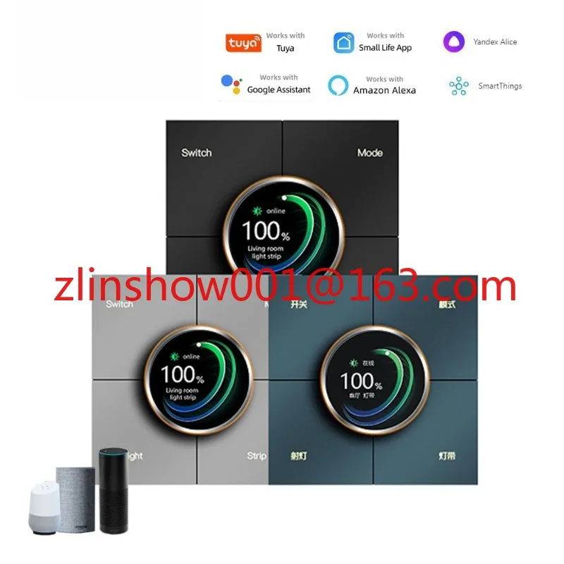 European and British smart home knob smart dimming wall button
European and British smart home knob smart dimming wall button