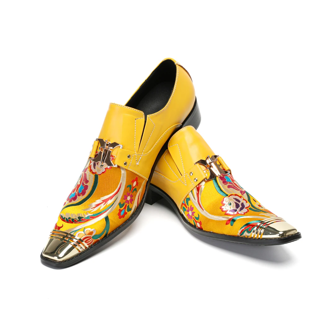 New Print Pointed Toe Genuine Leather Formal Shoes for Men Plus Size Slip on Business Office Brogue Shoes Male Party Dress Shoes
New Print Pointed Toe Genuine Leather Formal Shoes for Men Plus Size Slip on Business Office Brogue Shoes Male Party Dress Shoes