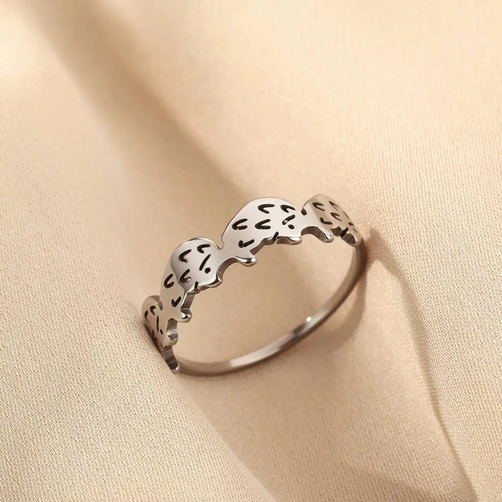 Todorova Minimalist Stainless Steel Lovely Hedgehog Stackable Ring For Women Men Personalized Animal Jewelry Unique Gift
Todorova Minimalist Stainless Steel Lovely Hedgehog Stackable Ring For Women Men Personalized Animal Jewelry Unique Gift