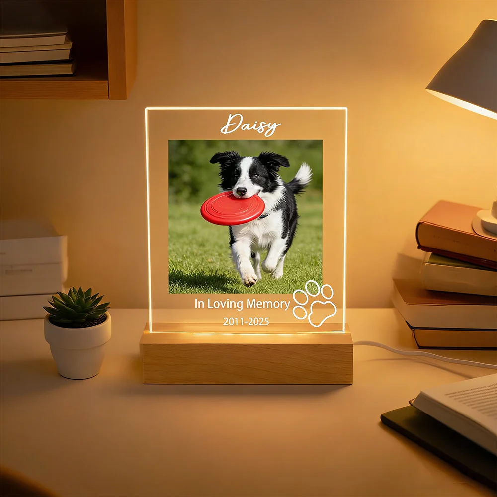Personalized Pet Night Light with Custom Photo LED Night Light Solid Wood Base Safe Eco Gift for Pet Lovers Sleep Well Tonight
Personalized Pet Night Light with Custom Photo LED Night Light Solid Wood Base Safe Eco Gift for Pet Lovers Sleep Well Tonight