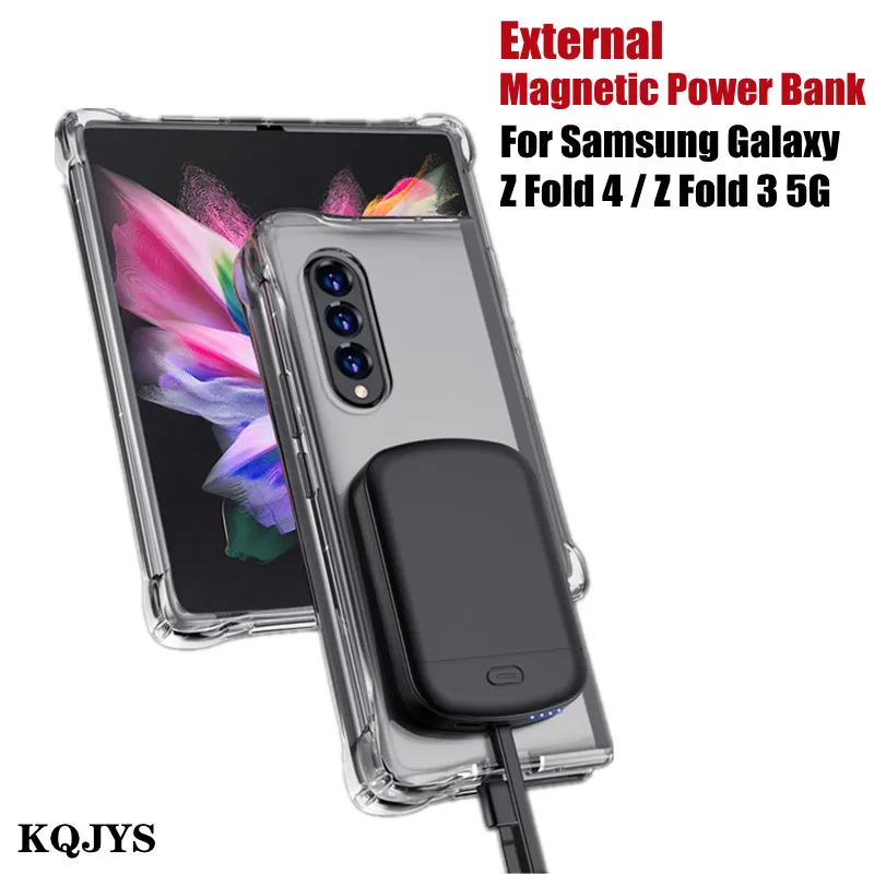 Magnetic Power Bank Charging Cover For Galaxy Z Fold 3 5G External Battery Charger Cases For Samsung Z Fold 4 5G Battery Case
Magnetic Power Bank Charging Cover For Galaxy Z Fold 3 5G External Battery Charger Cases For Samsung Z Fold 4 5G Battery Case
