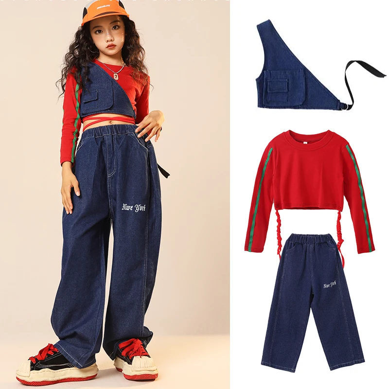 2023 Kids Cool Kpop Outfits Hip Hop Clothing Girls Jazz Dance Costumes Children'S Stage Performance Street Dance Wear SL9280
2023 Kids Cool Kpop Outfits Hip Hop Clothing Girls Jazz Dance Costumes Children'S Stage Performance Street Dance Wear SL9280