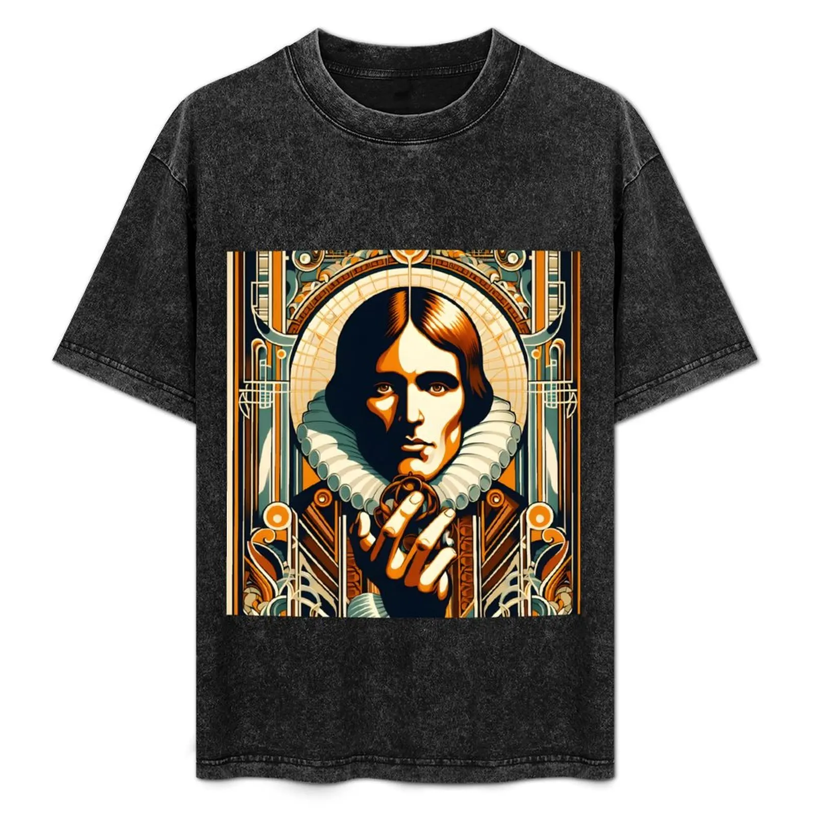 William Shakespeare - Hamlet T-Shirt Plus Size Solid Color T-Shirt
William Shakespeare - Hamlet T-Shirt Plus Size Solid Color T-Shirt