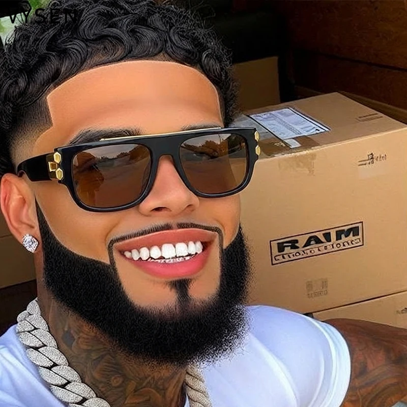 Мужские квадратные солнцезащитные очки в стиле стимпанк 2026: люксовый бренд, модные классические уличные очки с изменением цвета, для вождения, защита от УФ400
Мужские квадратные солнцезащитные очки в стиле стимпанк 2026: люксовый бренд, модные классические уличные очки с изменением цвета, для вождения, защита от УФ400