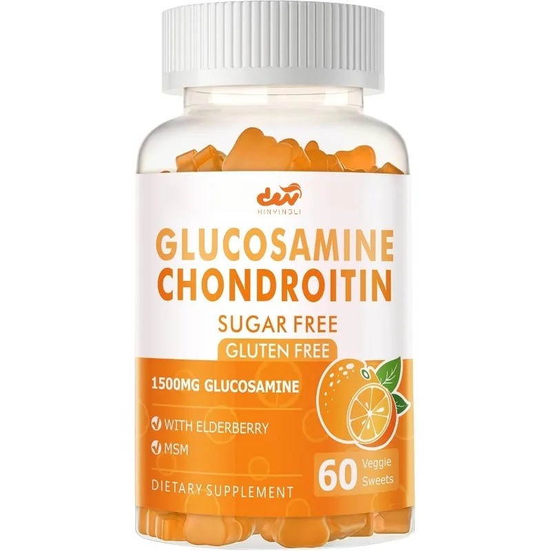 Glucosamine chondroitin soft candy contains dimethyl sulfoxide and elderberry super strong joint support, 60 capsules
Glucosamine chondroitin soft candy contains dimethyl sulfoxide and elderberry super strong joint support, 60 capsules