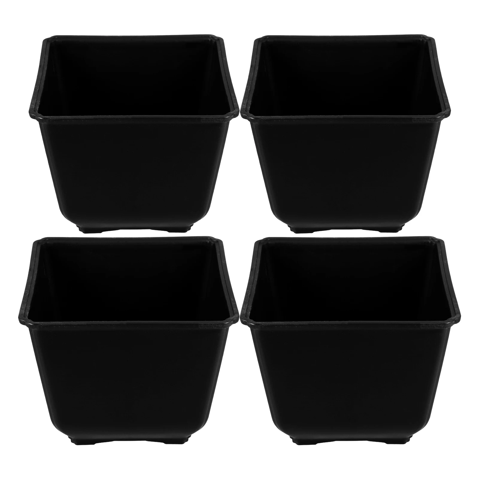 4 Pcs Thickened Square Succulent Pots Durable Reusable Planters Floating Edge Design Lightweight Portable Flower Pots for Plants
4 Pcs Thickened Square Succulent Pots Durable Reusable Planters Floating Edge Design Lightweight Portable Flower Pots for Plants